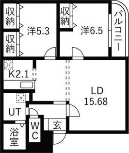 Vest Life 21【1階】の間取り