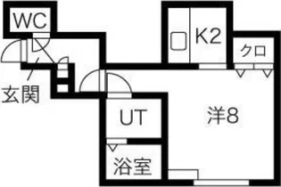 アールズコートN24【3階】の間取り