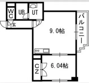 ローザス23【2階】の間取り