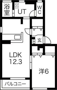 サンストリート【1階】の間取り