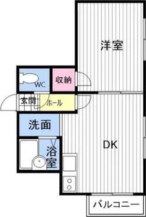 オムニコート【403号室】の間取り