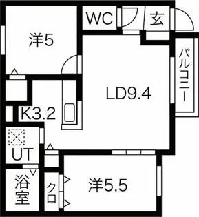 Encore北27条(アンコール北27条)【4階】の間取り