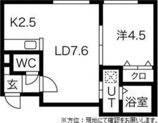 Feliz北27条(フェリース北27条)【3階】の間取り
