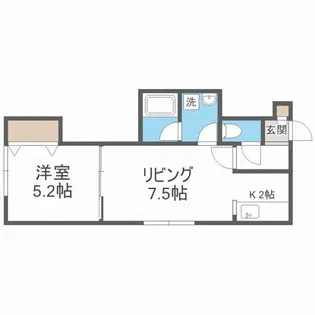 VILLA・POPOLOⅢ【203号室】の間取り