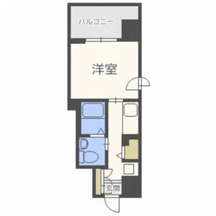 レジディア南1条【6階】の間取り
