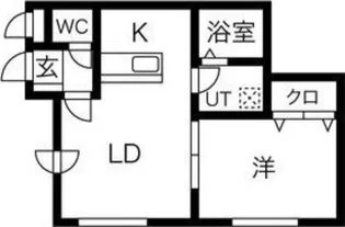 ノースリーフ【1階】の間取り
