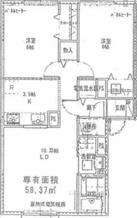 ワイズスクエア【101号室】の間取り