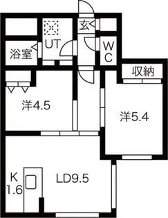 E-horizon N17【3階】の間取り