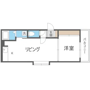 クリスタル北24条【4階】の間取り