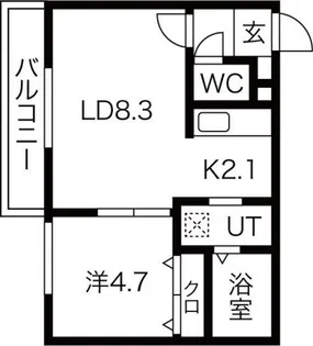 ル・ファールN32【3階】の間取り