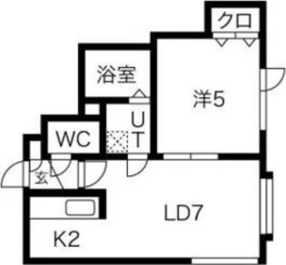 ヴェルソー【106号室】の間取り