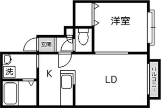 パークリュクスN18 ロイヤルヴィラ【2階】の間取り