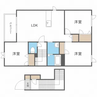 シャーメゾンαVII【2階】の間取り