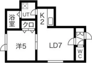 ウイングS&A【2階】の間取り