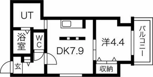 ブランシャールALAIN北18条 【3階】の間取り