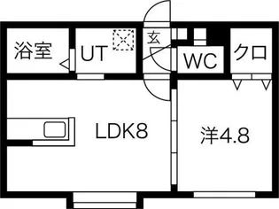 モンテN26【3階】の間取り