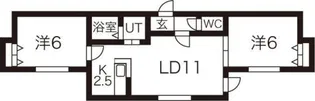 サンレコルト【3階】の間取り