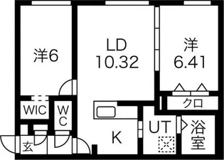 フェスタリアN27【2階】の間取り