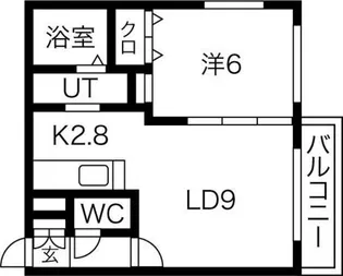 シュア・コート北13【3階】の間取り
