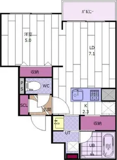 CASA SORRISO【4階】の間取り