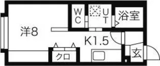 クレアN26【2階】の間取り
