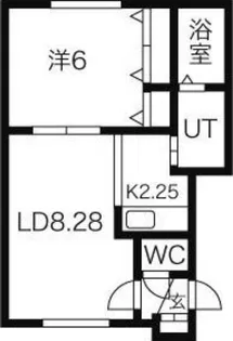 らいふN34【2階】の間取り