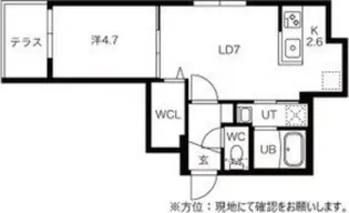 Ritz GRANDE N23(リッツグランデN23)【1階】の間取り