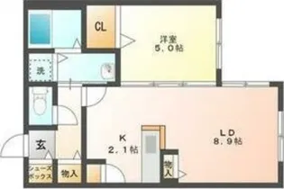 フランセレジデンシア グレース南麻生【3階】の間取り