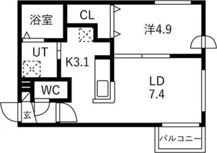 STELLA(ステラ)【4階】の間取り