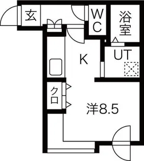 luce solare麻生(ルチェ・ソラーレアサブ)【2階】の間取り