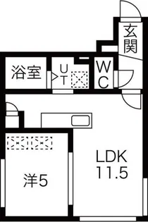 THE RESIDENCE【4階】の間取り