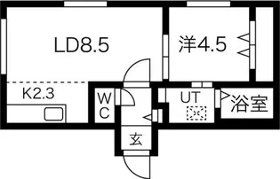 Asset Ⅱ【3階】の間取り