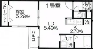 Cheval北10条 【2階】の間取り
