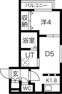 Orquidea東区役所(オルキデア)【2階】の間取り