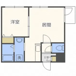 グランディール元町【4階】の間取り