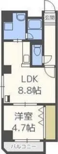 サムティレジデンス札幌駅前【8階】の間取り