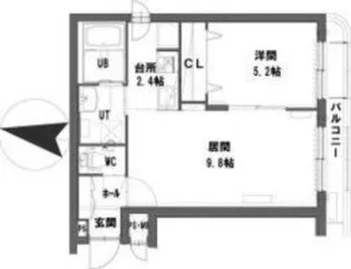 グランメールサンサーラ【2階】の間取り