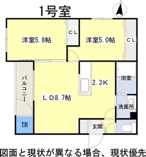 La Causa N18(ラコーザN18)【2階】の間取り