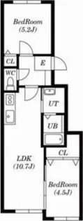 CUNA N23【4階】の間取り