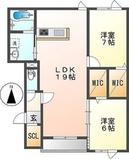 グランドルチェ【2階】の間取り
