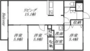 COLORE32【4階】の間取り