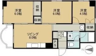 マノワール楡【4階】の間取り