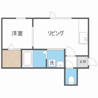 ネージュ元町II【205号室】の間取り