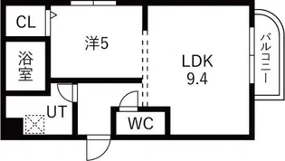 フィレントI【4階】の間取り