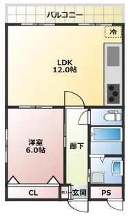 カパルア【5階】の間取り