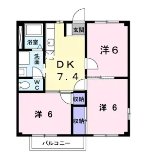 マンションクララ【101号室】の間取り