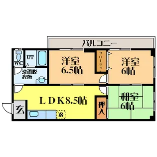 板倉第一ビル【4階】の間取り