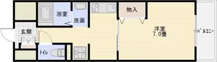 ラ・フォーレ久宝園【5階】の間取り