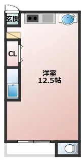 明美マンション【2階】の間取り