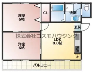 フェアモント【3階】の間取り
